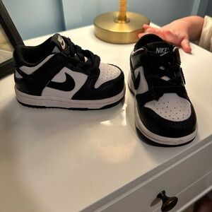 Nike Kids Black and White Sneakers